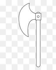 Battle Axe Outline Clipart Free Download Transparent Png - Language,Battle Axe Png