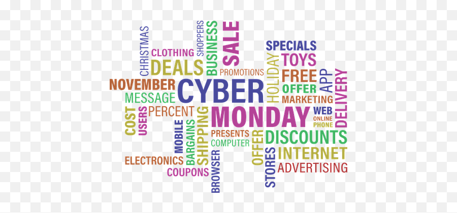 Cyber Monday - Word That Describes Black Friday Png,Cyber Monday Png