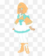 A Jirachi Custom Sheu0027s Cute Magical Girl - Jirachi Full Maid Png,Jirachi Png