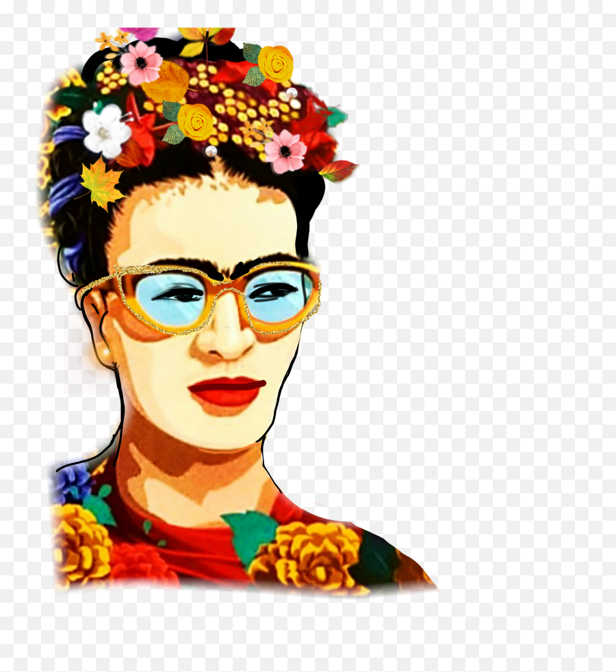 Frida Sticker - Illustration Png,Unibrow Png