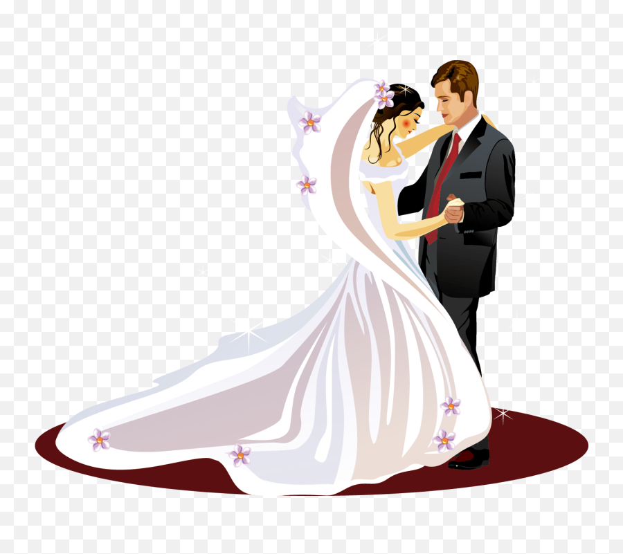 Wedding Invitation Bridegroom Clip Art - Bride And Groom Png,Bride Png