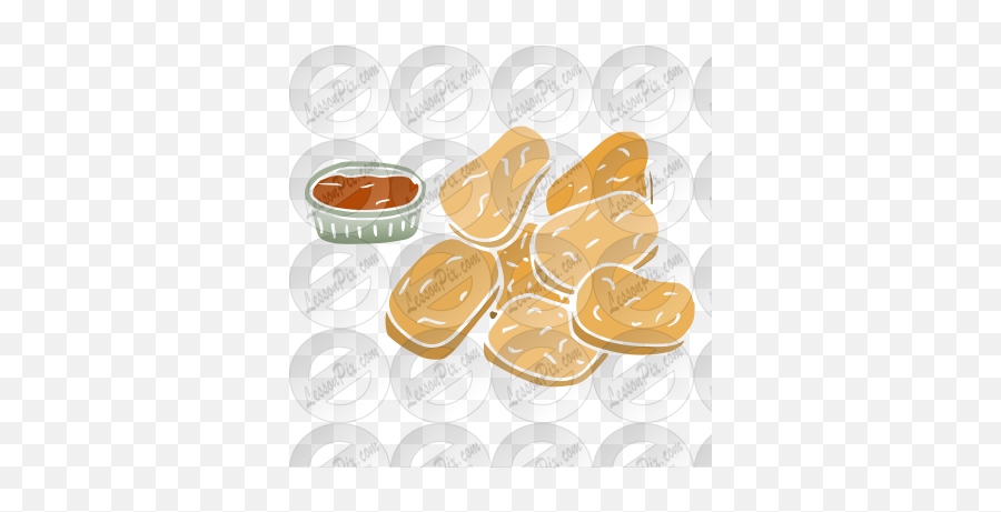 Chicken Nuggets Stencil For Classroom Therapy Use - Great Pie Png,Chicken Nugget Transparent