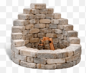 Fire Pit Is An Instant Backyard - Stone Fire Pit Kit Png,Firepit Png