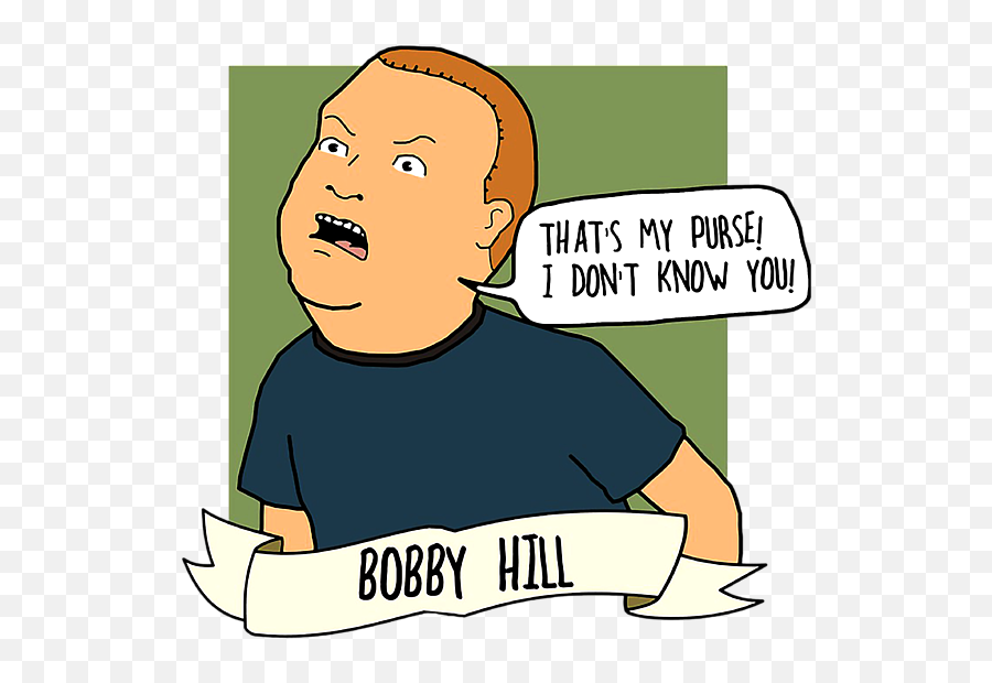 Bobby Hill Bath Towel For Sale - Bobby Thats My Purse Png,Bobby Hill Png