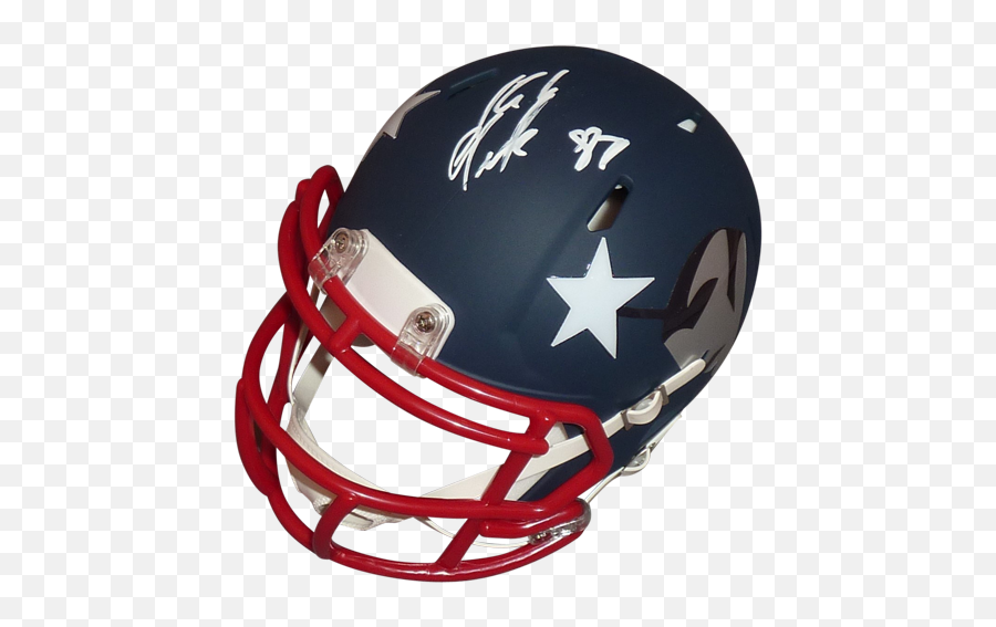 Rob Gronkowski Autographed New England - Revolution Helmets Png,Rob Gronkowski Png