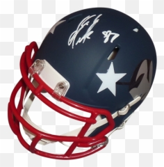 Rob Gronkowski Autographed New England - Revolution Helmets Png,Rob Gronkowski Png