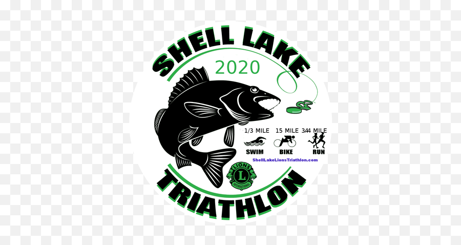Shell Lake Lions Sprint Triathlon - Fishes Png,Swim Bike Run Logo