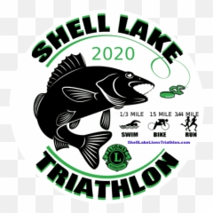 Shell Lake Lions Sprint Triathlon - Fishes Png,Swim Bike Run Logo