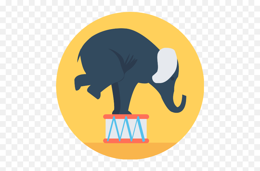 Elephant Circus Vector Svg Icon 2 - Png Repo Free Png Icons Big,Circus Elephant Png