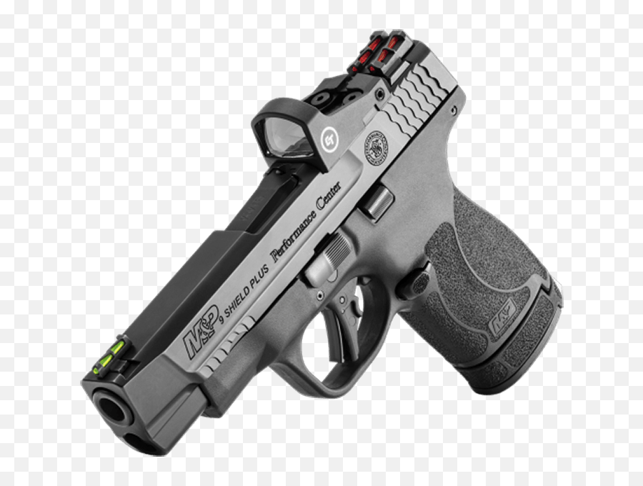 Smith U0026 Wesson Unveils New Mu0026p Shield Plus - International Shield Plus Red Dot Png,Thompson / Center Icon Trigger Aftermarket
