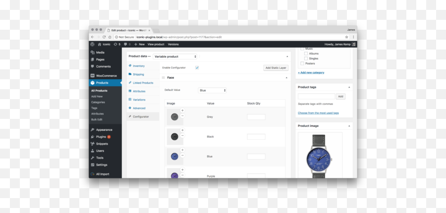 Woocommerce Product Configurator - Watch Strap Png,Page View Icon