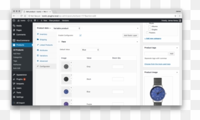 Woocommerce Product Configurator - Watch Strap png