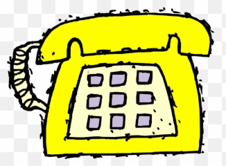 Telephone Icon - Clip Art Library Yellow Telephone Clipart png