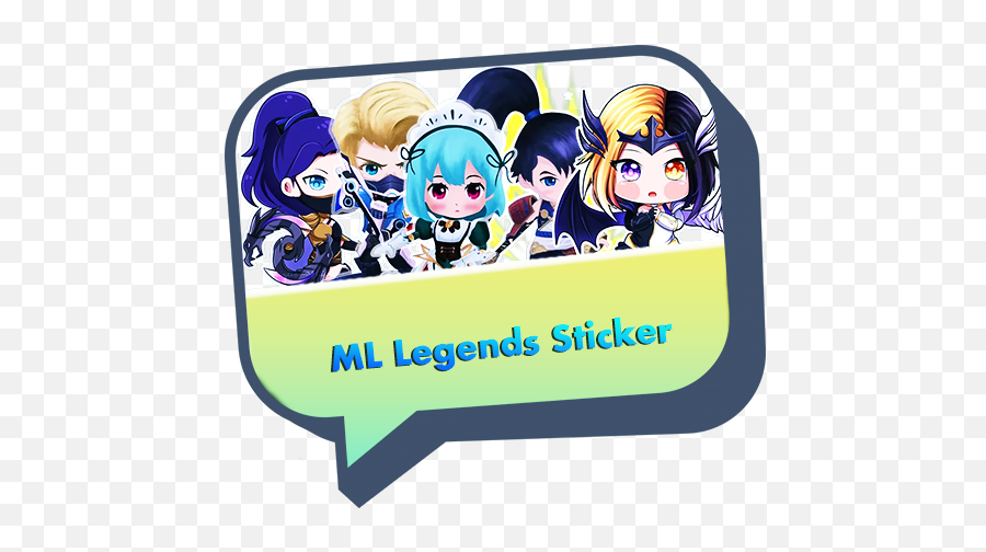 Chibi Mobile Legend Sticker For - Fictional Character Png,Snapchat Icon Legend