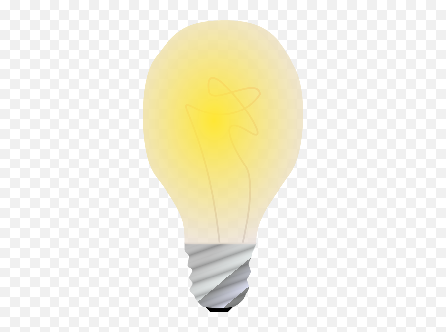 Lightbulb - Incandescent Light Bulb Png,Lightbulb Icon Vector