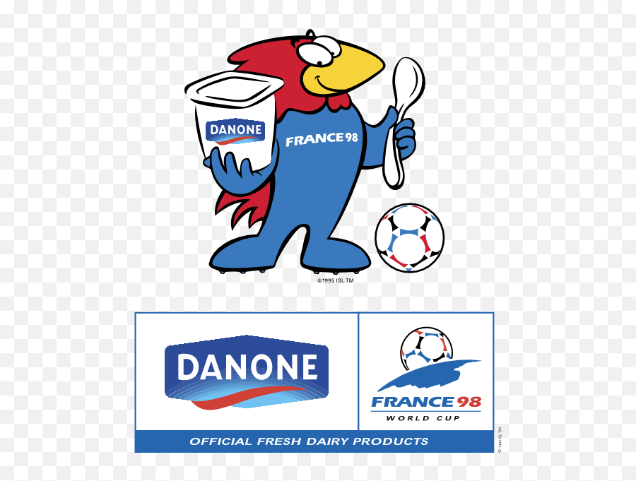 Danone Sponsor Of Worldcup 98 Download - Logo Icon Png Svg World Cup 1998 Drawing,Sponsor Icon