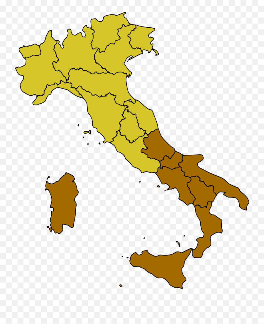 Southern Italy - Wikipedia Italy Contour Png,Giorno Giovanna Icon