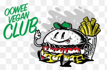 Picton Street U2013 Oowee Vegan Deliciously Bristol - Illustration Png,Cartoon Burger Png