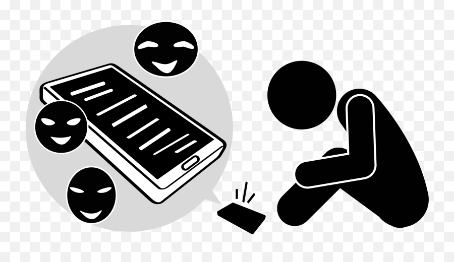 Bad Talk Writing Sns Smartphone - Pictogram Free Png,Sns Icon