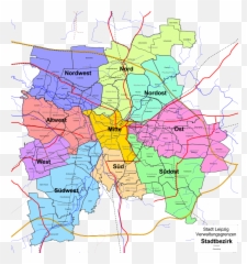Leipzig Wiki Thereaderwiki - Stadtteile png