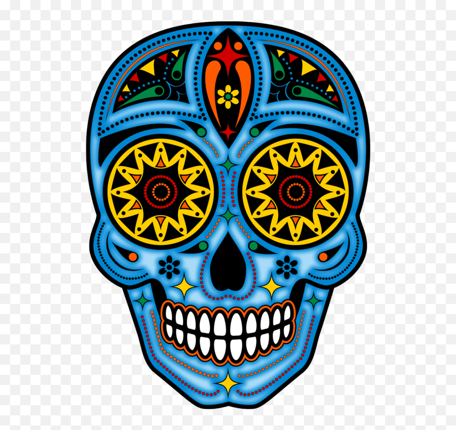 Day Of The Dead Png 2 Image - Dia De Los Muertos Skull Png,Day Of The Dead Png