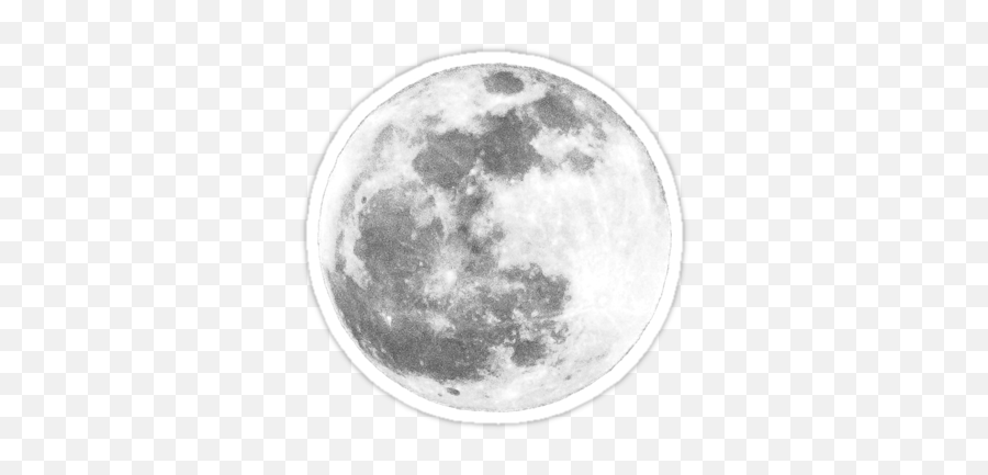 Sticker Transparent Background - Full Moon Royalty Free Png,Full Moon Transparent Background