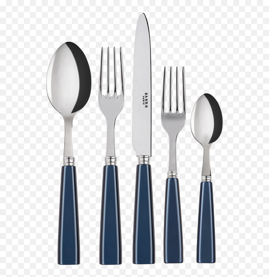 Sabre Icon Steel Blue Flatware Gracious Style - Natural Cutlery Png,Wooden Spoon Icon