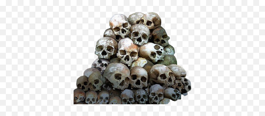 Bone Pile Png Image - Pile Of Skulls Art,Bone Transparent Background