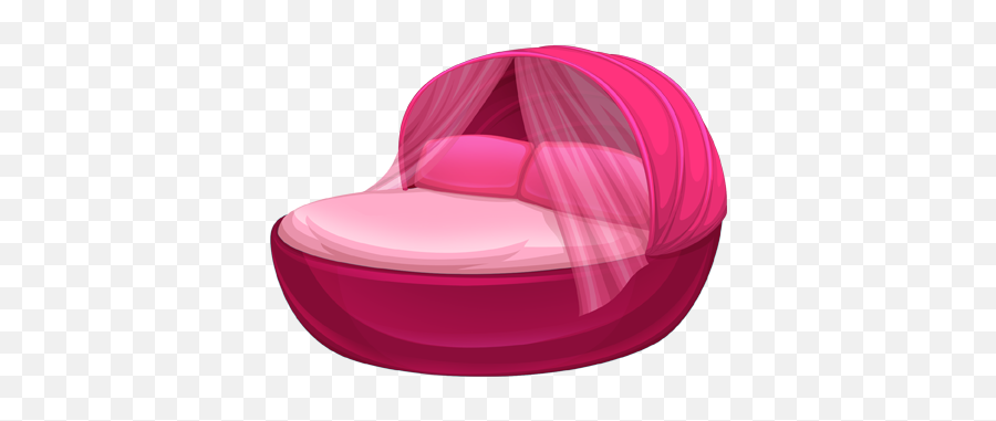 Pink Bed - Dog Bed Clipart Transparent Png,Bed Clipart Png