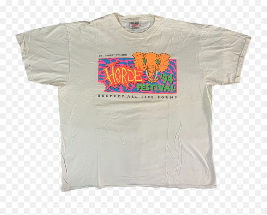 Vintage Horde Festival Bill Graham Presents T - Shirt Short Sleeve Png,Horde Icon