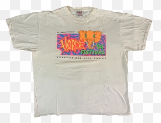 Vintage Horde Festival Bill Graham Presents T - Shirt Short Sleeve png