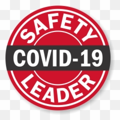 Safety Leader Red Hard Hat Label Png