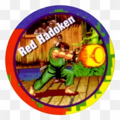Download 2 - Street Fighter 2 Ryu Red Hadoken Png Image Circle,Street Fighter Ii Logo