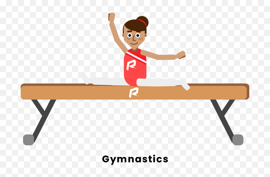 Gymnastics - Cartoon Png,Gymnastics Png
