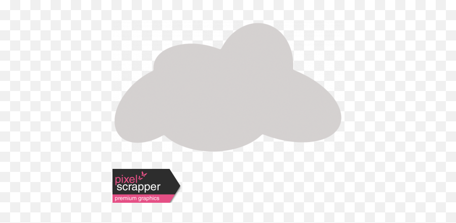 Cloud Shape Template Graphic By Sheila Reid Pixel Scrapper - Butterfly Png,Cloud Shape Png