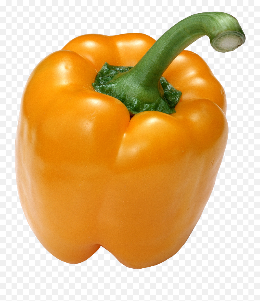 Pepper Png Image - Orange Bell Pepper Transparent Background,Pepper Png