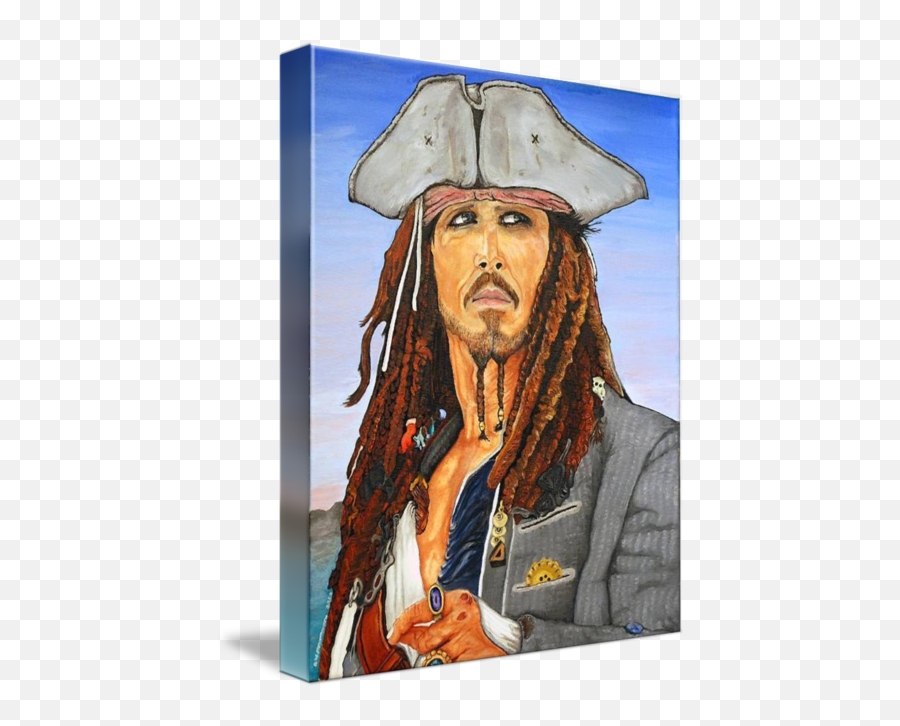 Johnny Depp As Cpt Jack Sparrow By Dean Manemann - Sketch Png,Johnny Depp Png