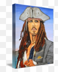 Johnny Depp As Cpt Jack Sparrow By Dean Manemann - Sketch Png,Johnny Depp Png
