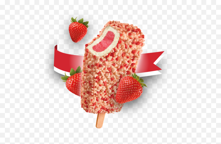 Download Hd Strawberry Clipart Popsicle - Good Humor Strawberry Cheesecake Ice Cream Popsicle Png,Strawberry Clipart Png