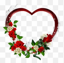 Letter D Love S Png Image - Love Heart Beautiful Flower,Coração Png