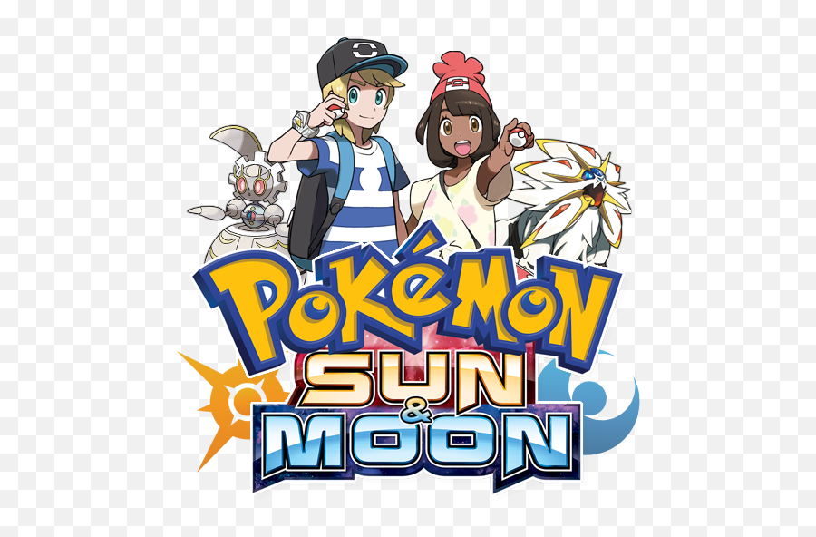 Pokemon Sol Y Luna Logo Png 4 Image - Pokemon Sun Y Moon Personajes,Pokemon Moon Logo