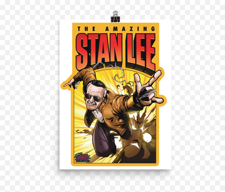 The Amazing Stan Lee Poster - Stan Lee Png,Stan Lee Png