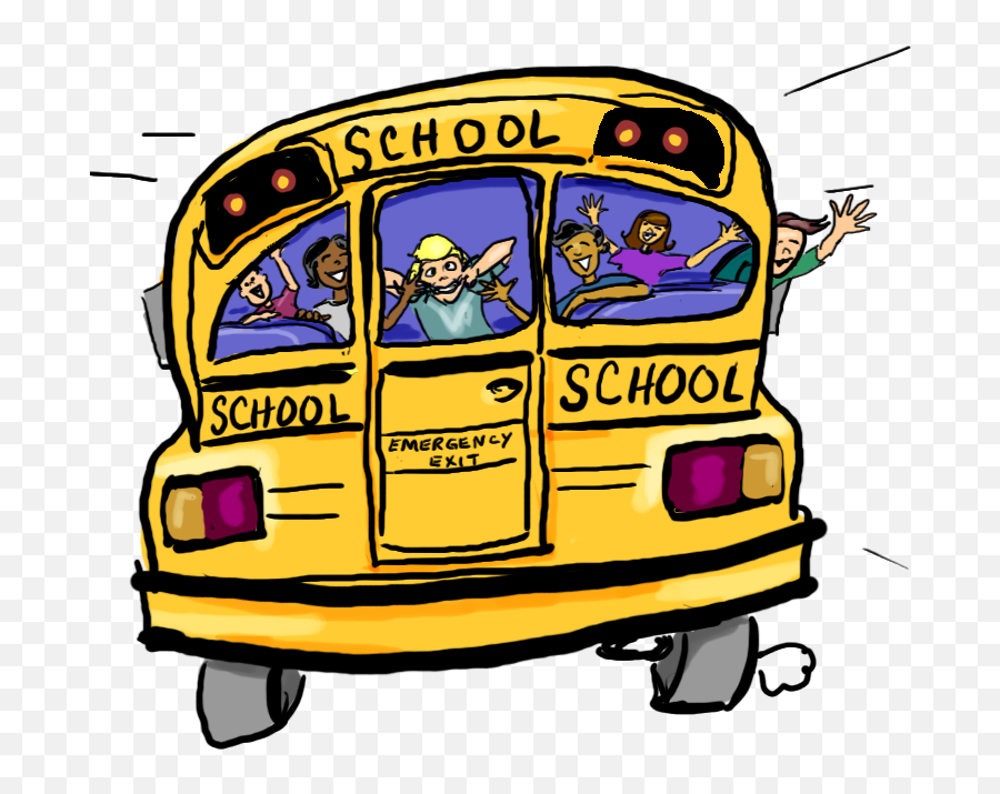 Goodbye Clipart School Bus - Scho9ol Bus Clip Art Png,School Bus Clipart Png