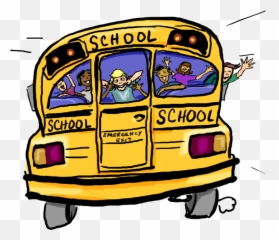 Goodbye Clipart School Bus - Scho9ol Bus Clip Art Png,School Bus Clipart Png