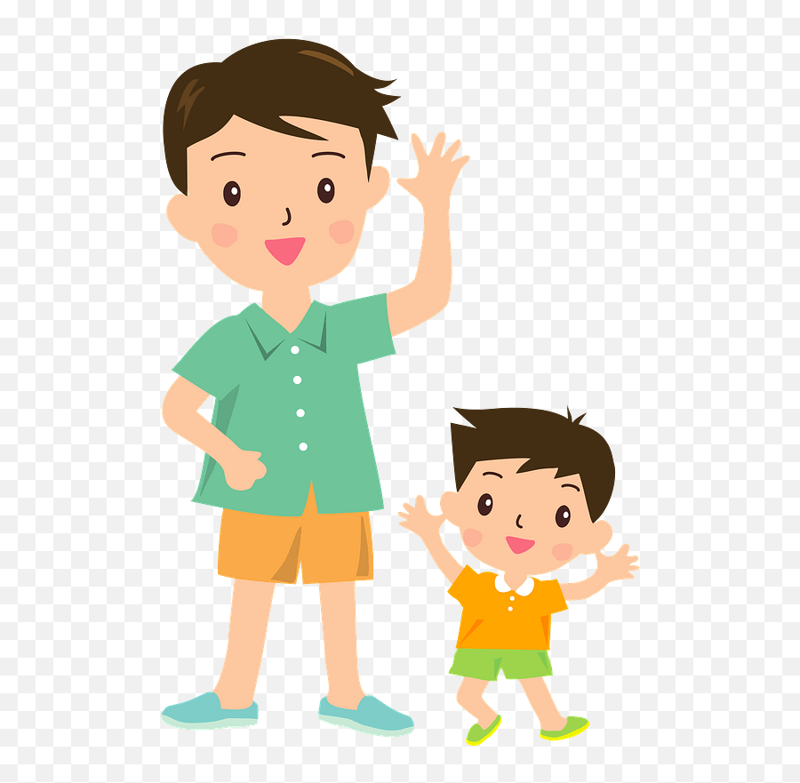 Father Son Clipart - Father And Son Clipart Png,Father And Son Png