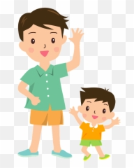 Father Son Clipart - Father And Son Clipart Png,Father And Son Png