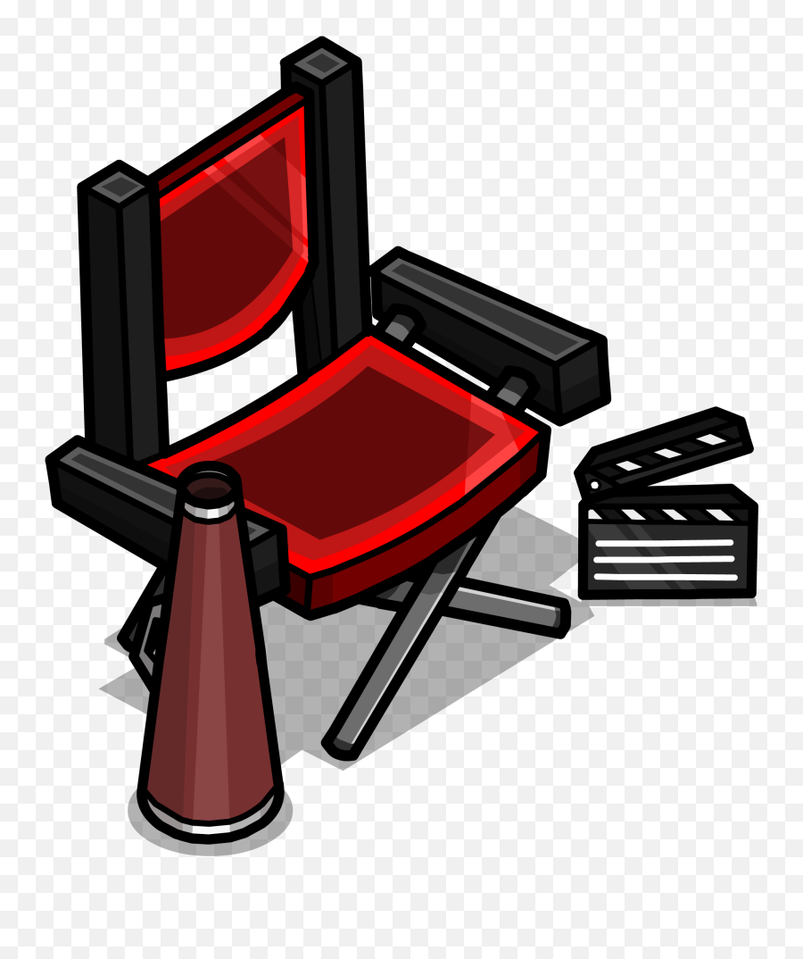 Directors Chair Transparent Background - Directors Chair Png Cartoon,Director Chair Png