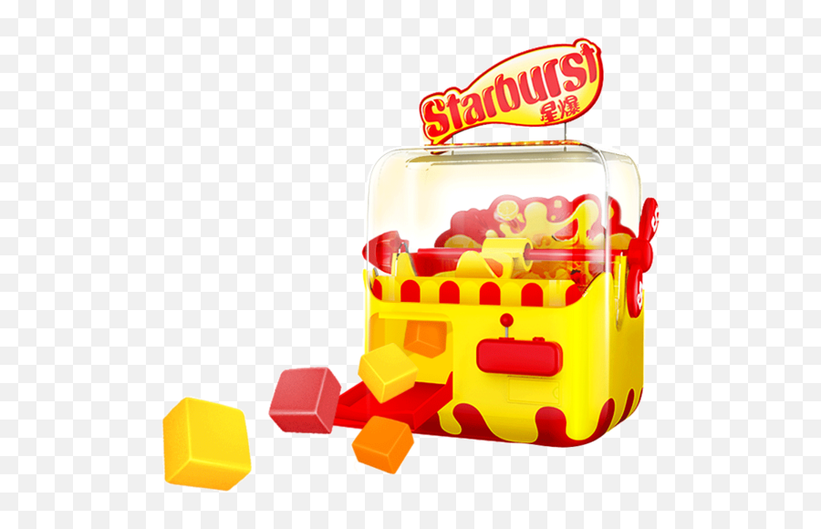 Starburst Candy Machine Juice Gummy Chewing Creative - Toy Vehicle Png,Starburst Candy Png