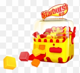 Starburst Candy Machine Juice Gummy Chewing Creative - Toy Vehicle Png,Starburst Candy Png