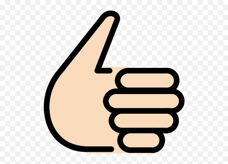 Thumbs Up Emoji Clipart - Thumb Signal Png,Emoji Thumbs Up Png